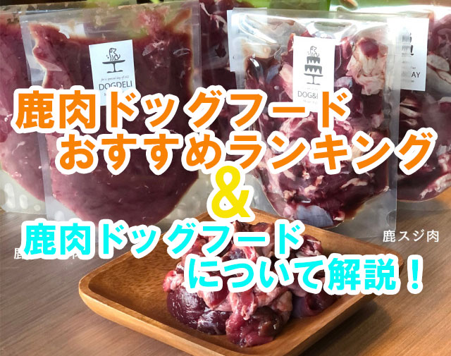 鹿肉ドッグフードおすすめランキング＆鹿肉ドッグフードについて解説！