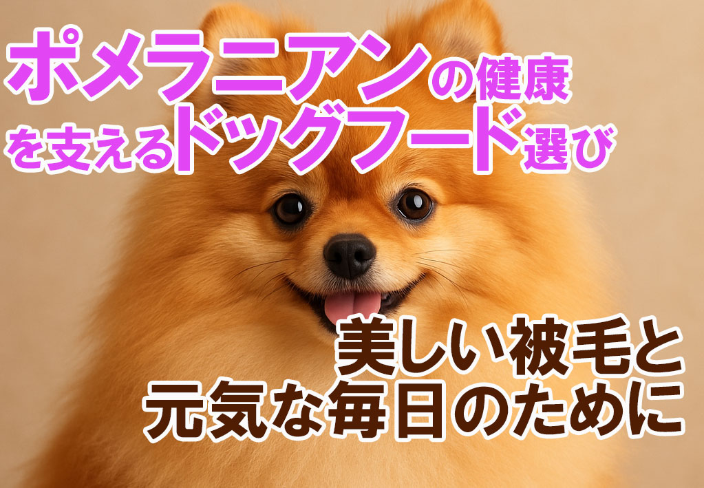ポメラニアンの健康を支えるドッグフード選び：美しい被毛と元気な毎日のために​