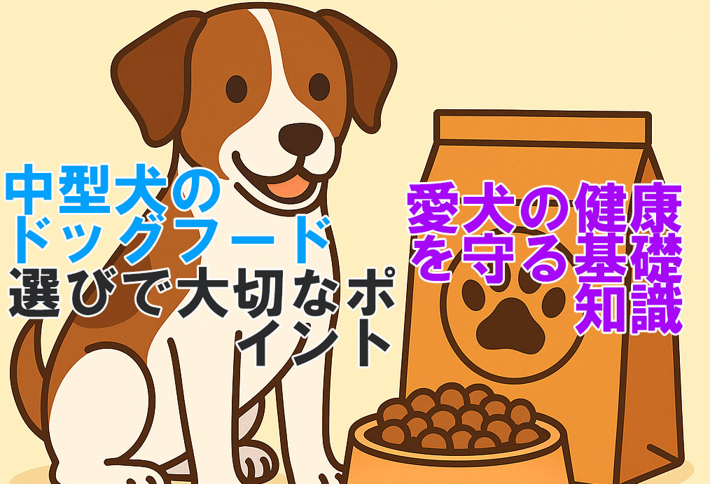中型犬のドッグフード選びで大切なポイント｜愛犬の健康を守る基礎知識